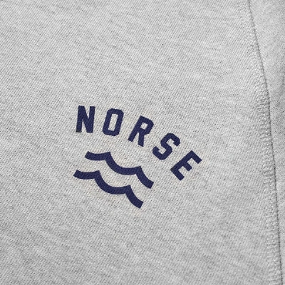 Shop Norse Projects Ketel Ivy Wave Logo Sweat In Grey