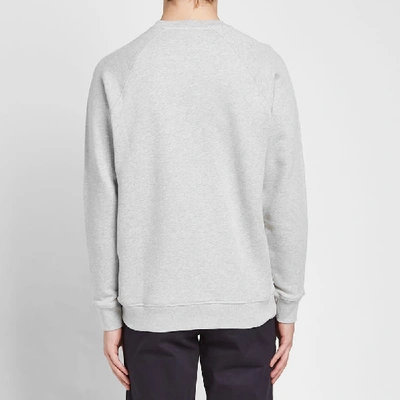 Shop Norse Projects Ketel Ivy Wave Logo Sweat In Grey