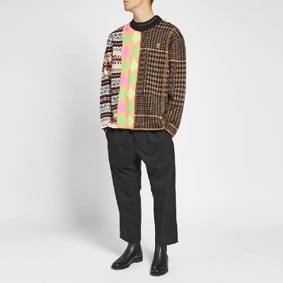 Shop Opening Ceremony Mix Argyle Knit In Black