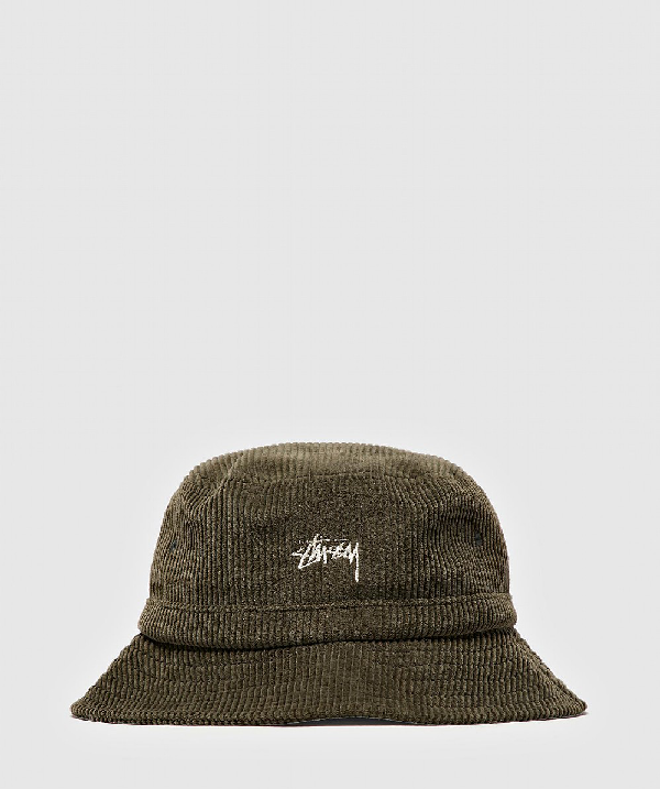 stussy corduroy bucket hat
