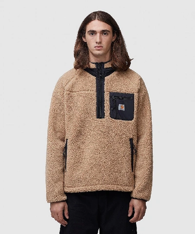 Shop Carhartt Wip Mens Prentis Pullover In Brown, Size: L In Hamilton Brown