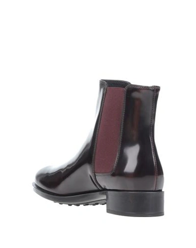 Tod's Ankle Boot In Dark Brown