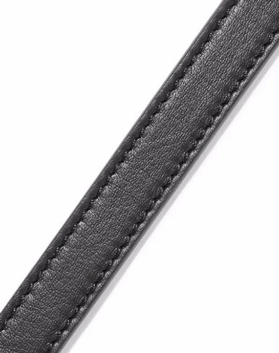 Shop Fendi Thin Belt In Black