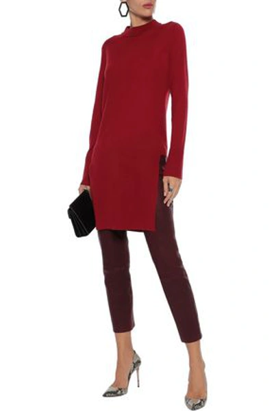 Shop Agnona Cashmere Tunic In Brick