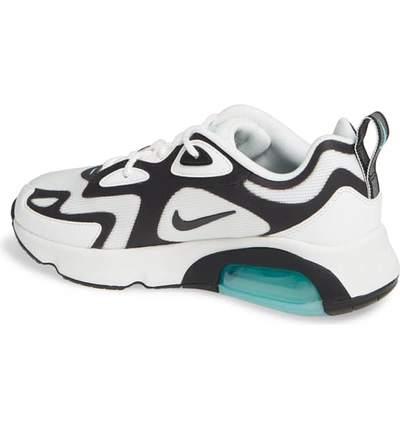 Shop Nike Air Max 200 Sneaker In White/ Black/ Aurora Green