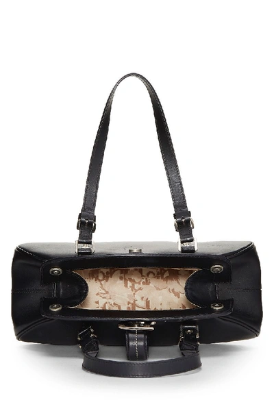 Pre-owned Dior Black Leather Frame Bag