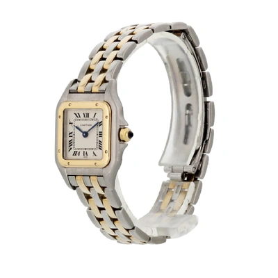 Shop Cartier Panthere 1120 Two Tone Ladies Watch Box Papers In Not Applicable