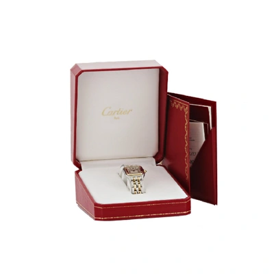 Shop Cartier Panthere 1120 Two Tone Ladies Watch Box Papers In Not Applicable