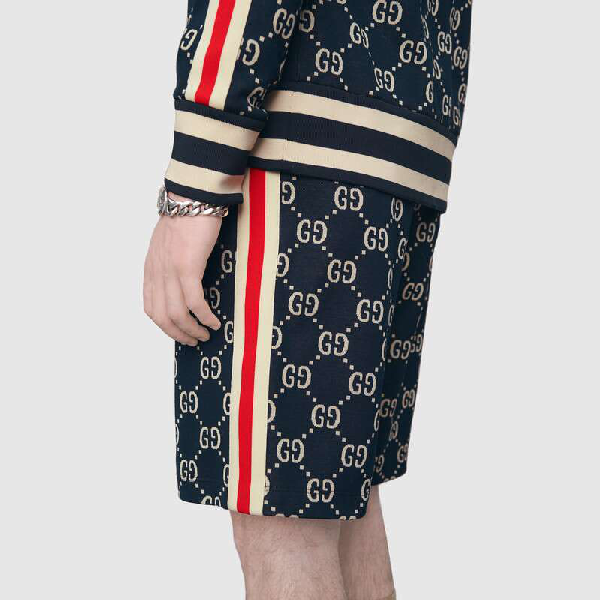 gucci gg jacquard shorts