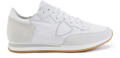 Shop Philippe Model Tropez Trainers In Basic Blanc Blanc