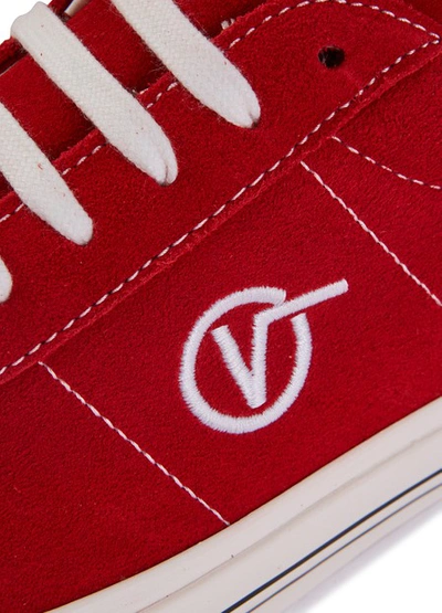 Shop Vans Sid Trainers In Og Red/suede