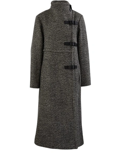 Shop Isabel Marant Natacha Coat In Grey