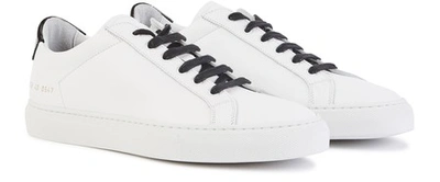 Shop Common Projects Achille Retro Trainers In White / Black