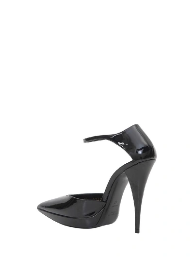 Shop Saint Laurent Zizi Dorsay Pumps In Nero