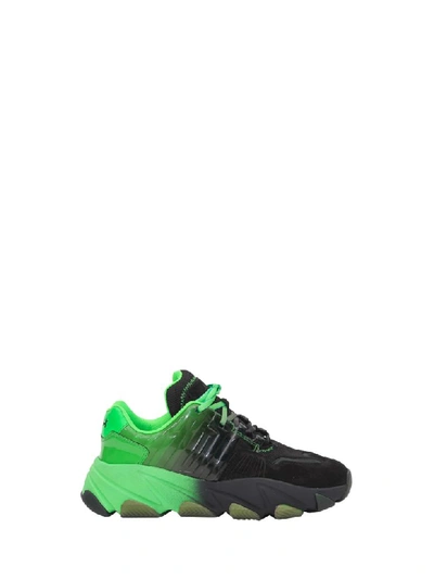 Ash Extasy Gradient-effect Sneakers In Nero/verde