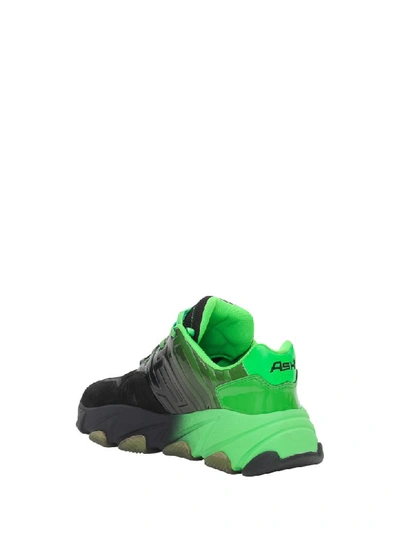 Ash Extasy Gradient-effect Sneakers In Nero/verde