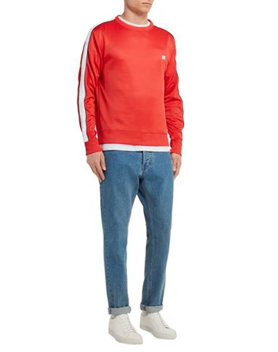 Shop Ami Alexandre Mattiussi Sweatshirts In Red