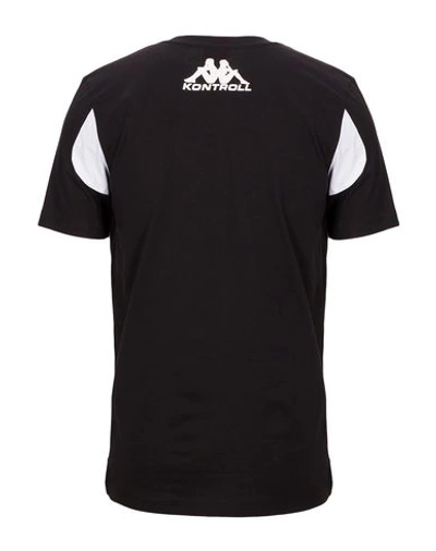 Shop Kappa Kontroll Man T-shirt Black Size M Cotton