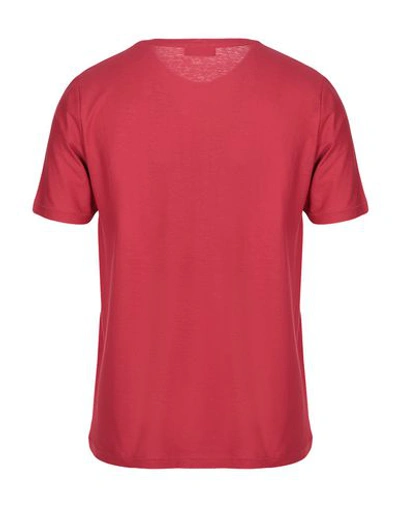Shop Roberto Collina T-shirts In Red