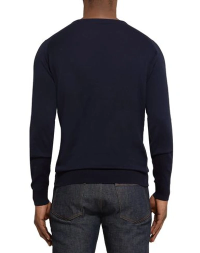 Shop John Smedley Sweater In Dark Blue