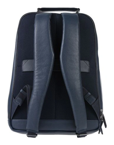 Shop Piquadro Backpack & Fanny Pack In Dark Blue