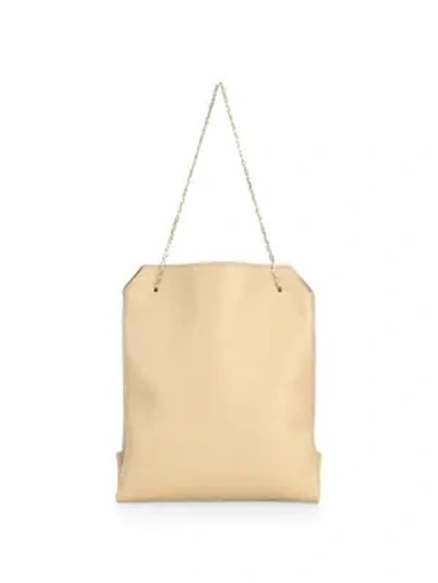 Shop The Row Small Lunch Leather Bag In Cream