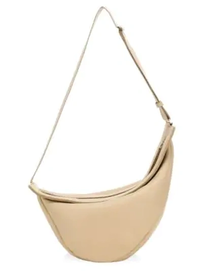 Shop The Row Women's Large Slouchy Banana Leather Shoulder Bag In Cream