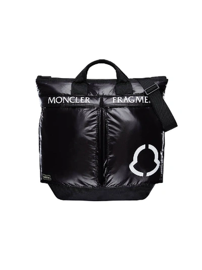 Shop Moncler Genius 7 Moncler Fragment Hiroshi Fujiwara Helmet Bag In Black