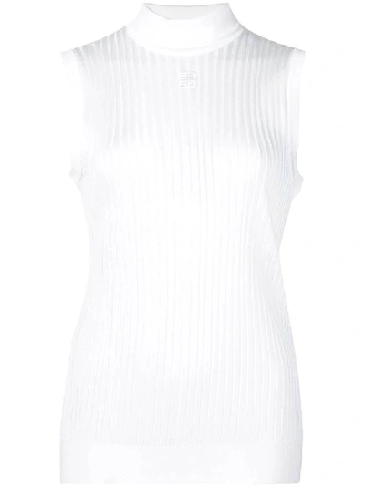 Shop Givenchy Knit Top In White