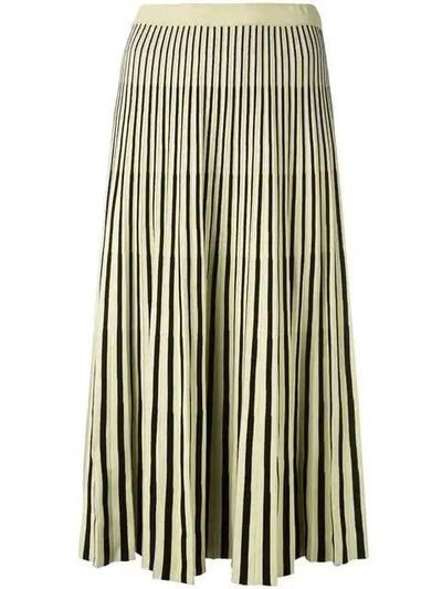 Shop Proenza Schouler Jacquard Knit Skirt In Neutrals