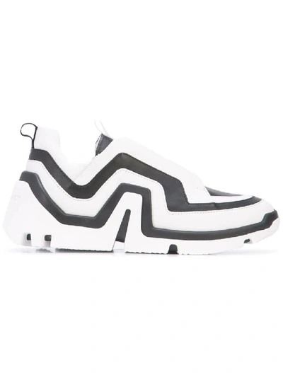 Shop Pierre Hardy Vibe Sneakers In White