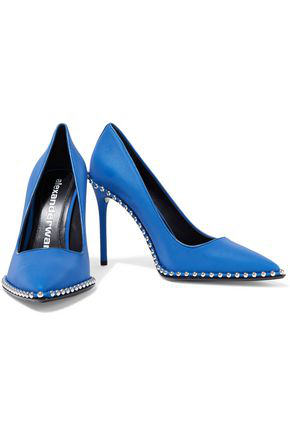 alexander wang blue heels