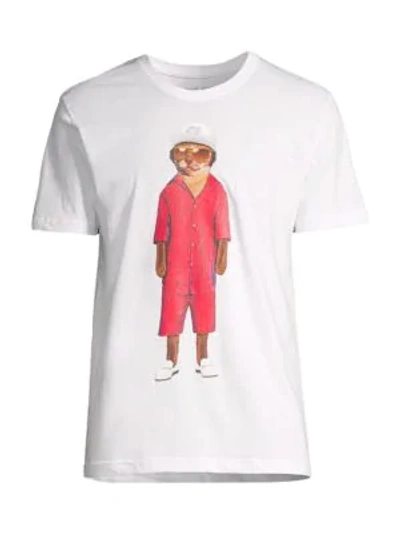 Shop Elevenparis Pets Rock Bruno Mars T-shirt In White
