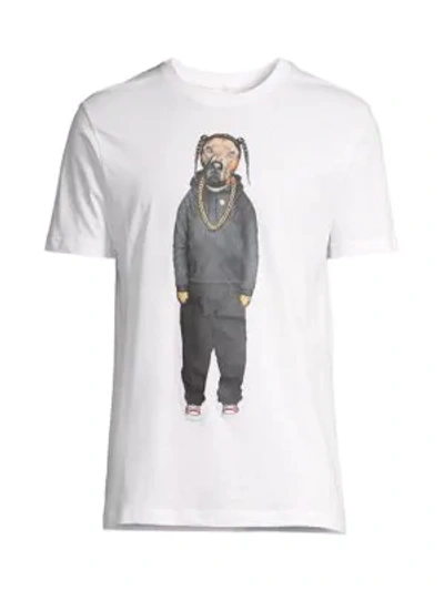 Shop Elevenparis Pets Rock Snoop T-shirt In White