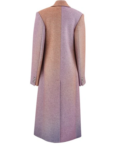 Shop Nina Ricci Long Wool Coat In M9225
