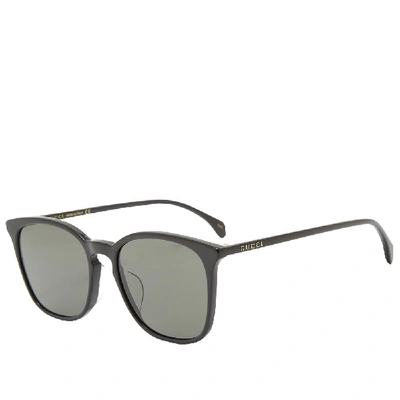 Shop Gucci Ultra Light Acetate Sunglasses In Black