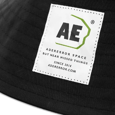 Shop Ader Error Seasonal Logo Bucket Hat In Black