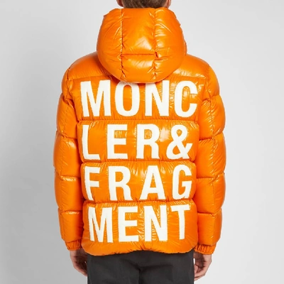 Moncler Genius 7 Moncler Fragment Hanriot Quilted Nylon Hooded Down Jacket  In Orange | ModeSens