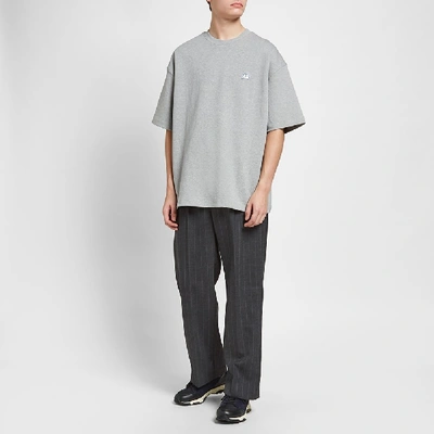 Shop Ader Error Oversized Fit Tee In Grey