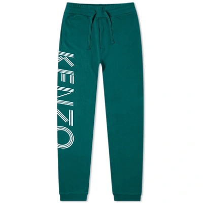 Shop Kenzo Paris Logo Sweat Pant In Green