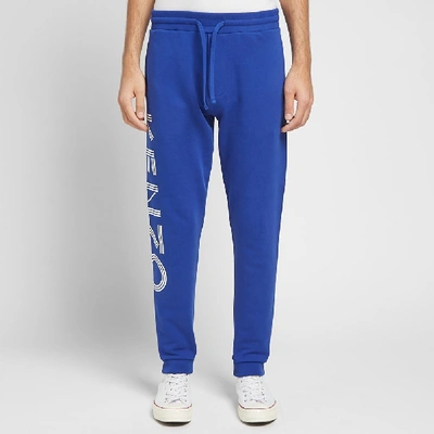 Shop Kenzo Paris Logo Sweat Pant In Blue