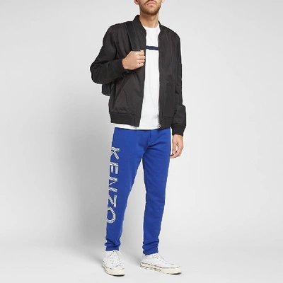 Shop Kenzo Paris Logo Sweat Pant In Blue