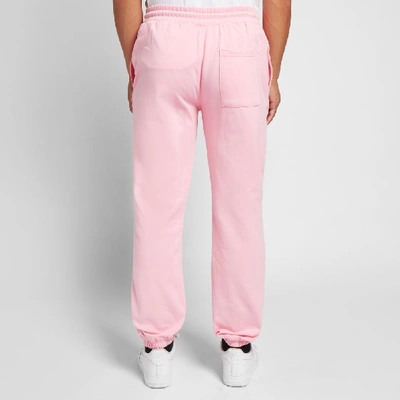 Shop Pleasures Harvard Embroidered Sweat Pant In Pink