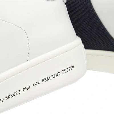Shop Moncler Genius - 7 Moncler Fragment Hiroshi Fujiwara Franz Sneaker In White