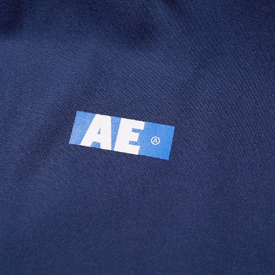 Shop Ader Error Ae Logo Hoody In Blue