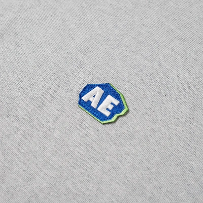 Shop Ader Error Ae Logo Crew Sweat In Grey