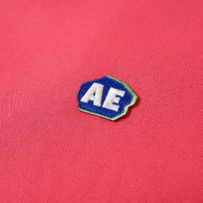 Shop Ader Error Ae Logo Crew Sweat In Pink