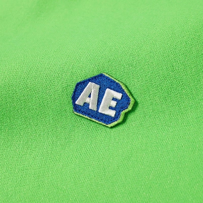 Shop Ader Error Ae Logo Crew Sweat In Green