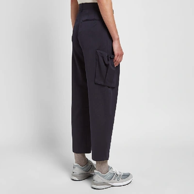 Shop Ader Error Logo Semi-wide Pant In Blue