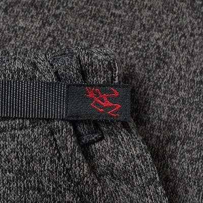 Shop Gramicci Bonding Knit Fleece Slim Pant In Grey